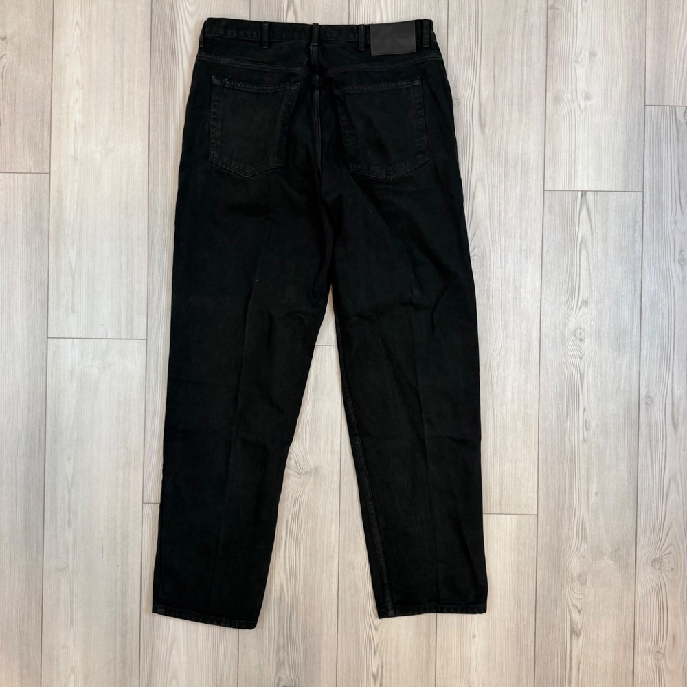 Calvin Klein Jeans Mens 36 Black Straight Leg 100% Cotton Denim Pants Mexico